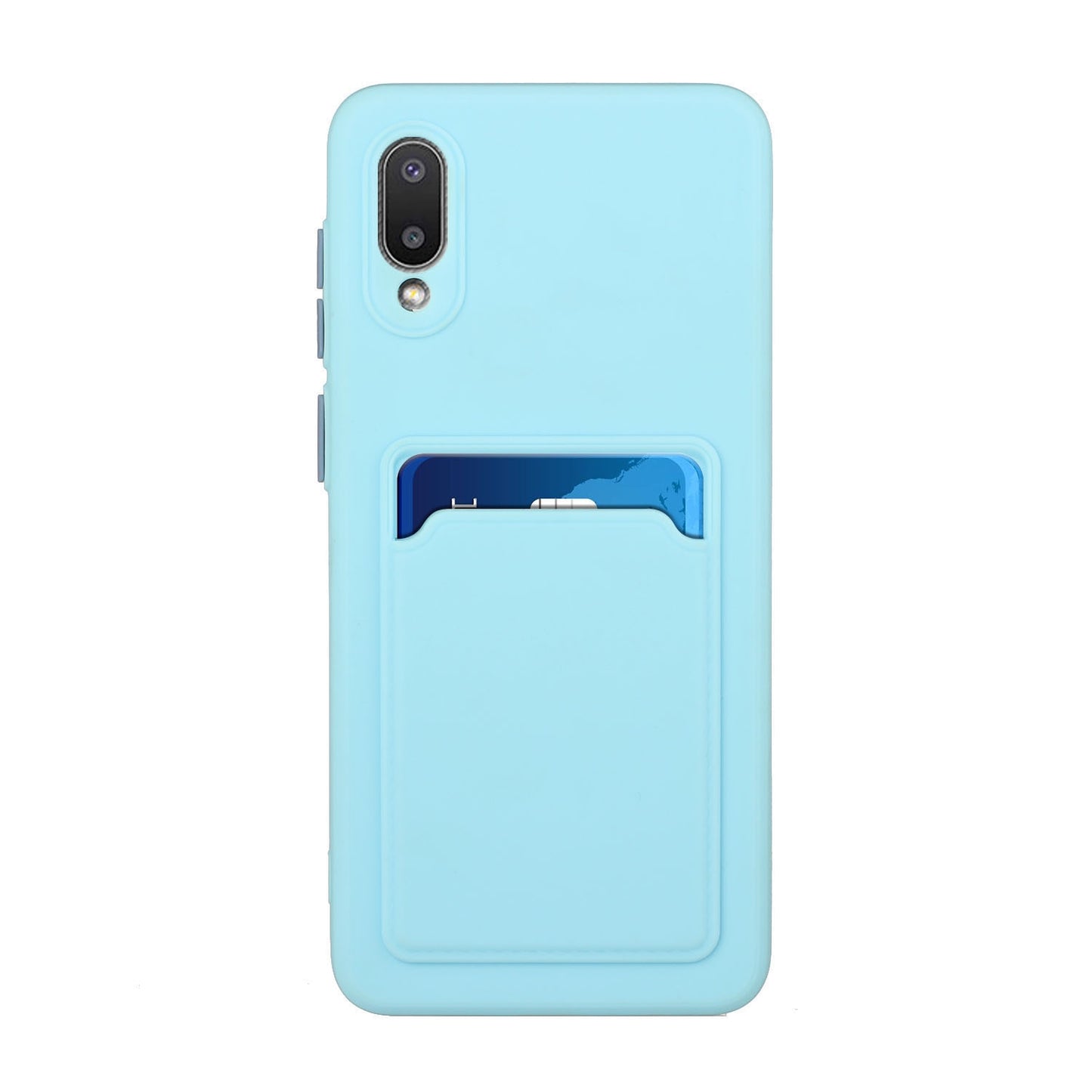For Samsung Galaxy A02 Shockproof TPU Case with Card Holder - Durable & Lightweight Design