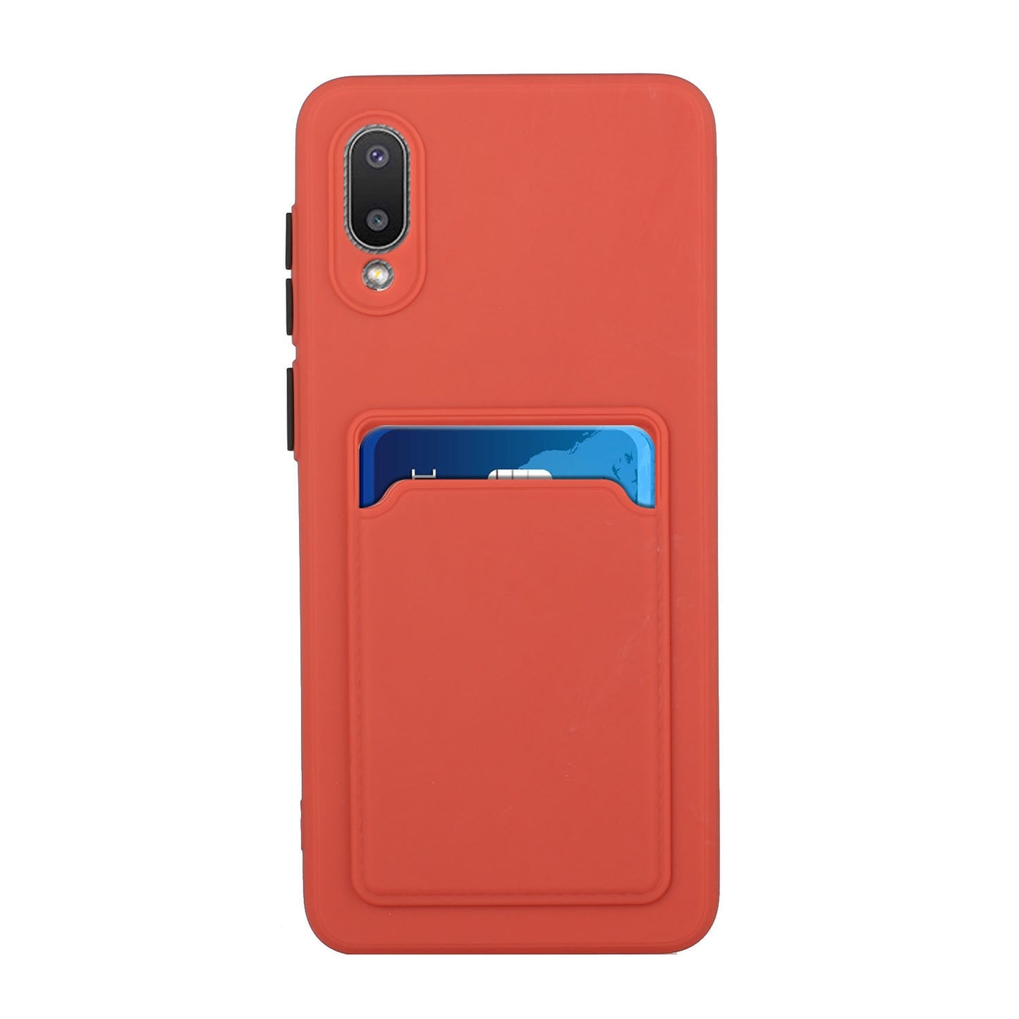 For Samsung Galaxy A02 Shockproof TPU Case with Card Holder - Durable & Lightweight Design