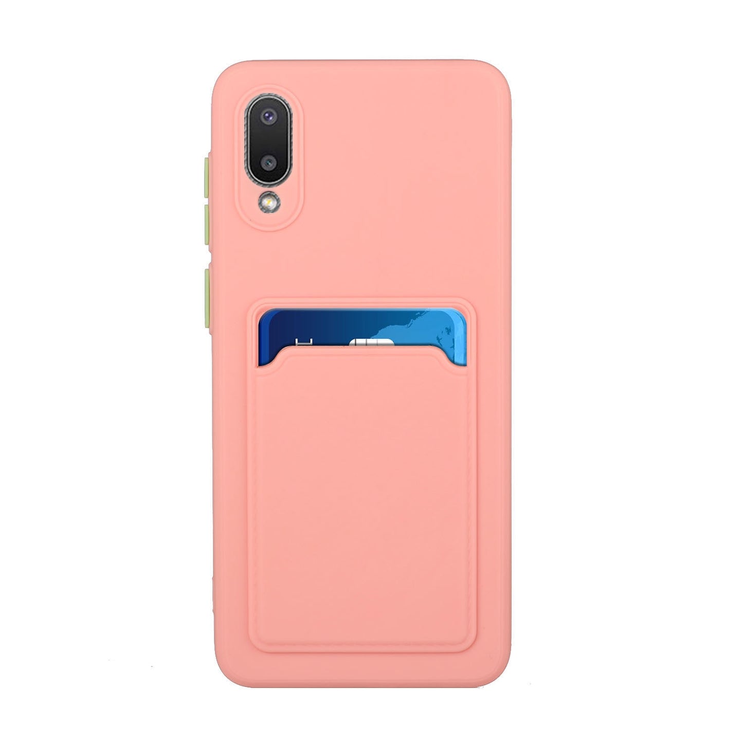 For Samsung Galaxy A02 Shockproof TPU Case with Card Holder - Durable & Lightweight Design