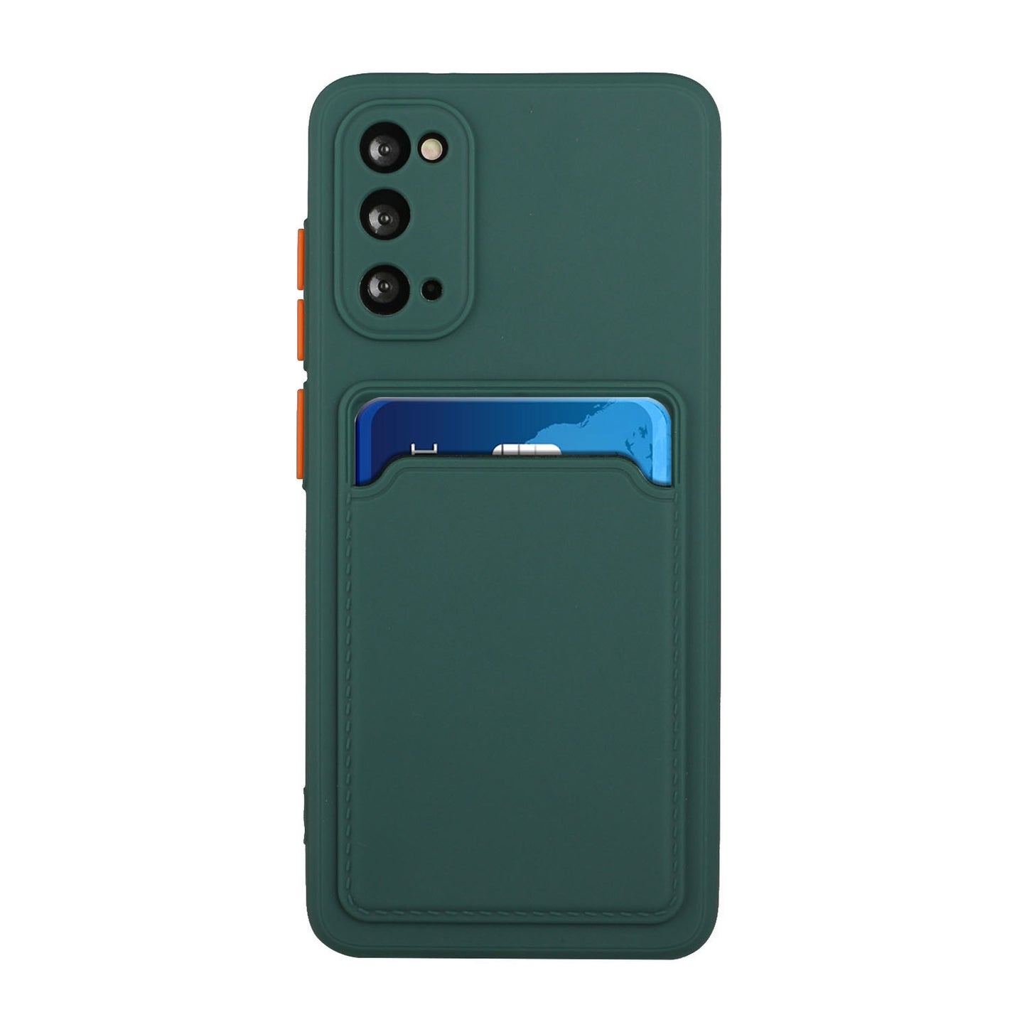For Samsung Galaxy S20 Shockproof TPU Case with Card Holder - Durable & Lightweight Design