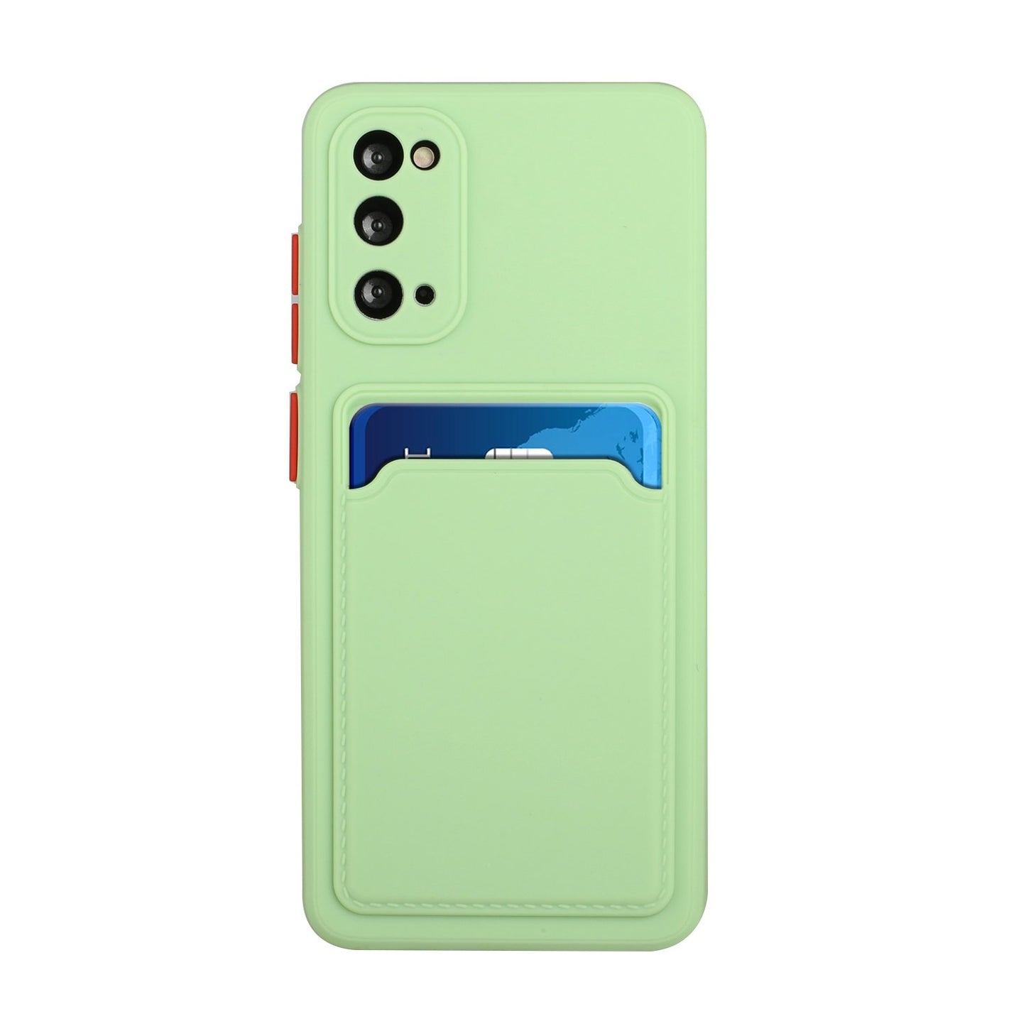 For Samsung Galaxy S20 Shockproof TPU Case with Card Holder - Durable & Lightweight Design