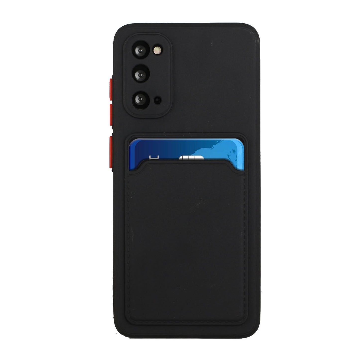 For Samsung Galaxy S20 Shockproof TPU Case with Card Holder - Durable & Lightweight Design