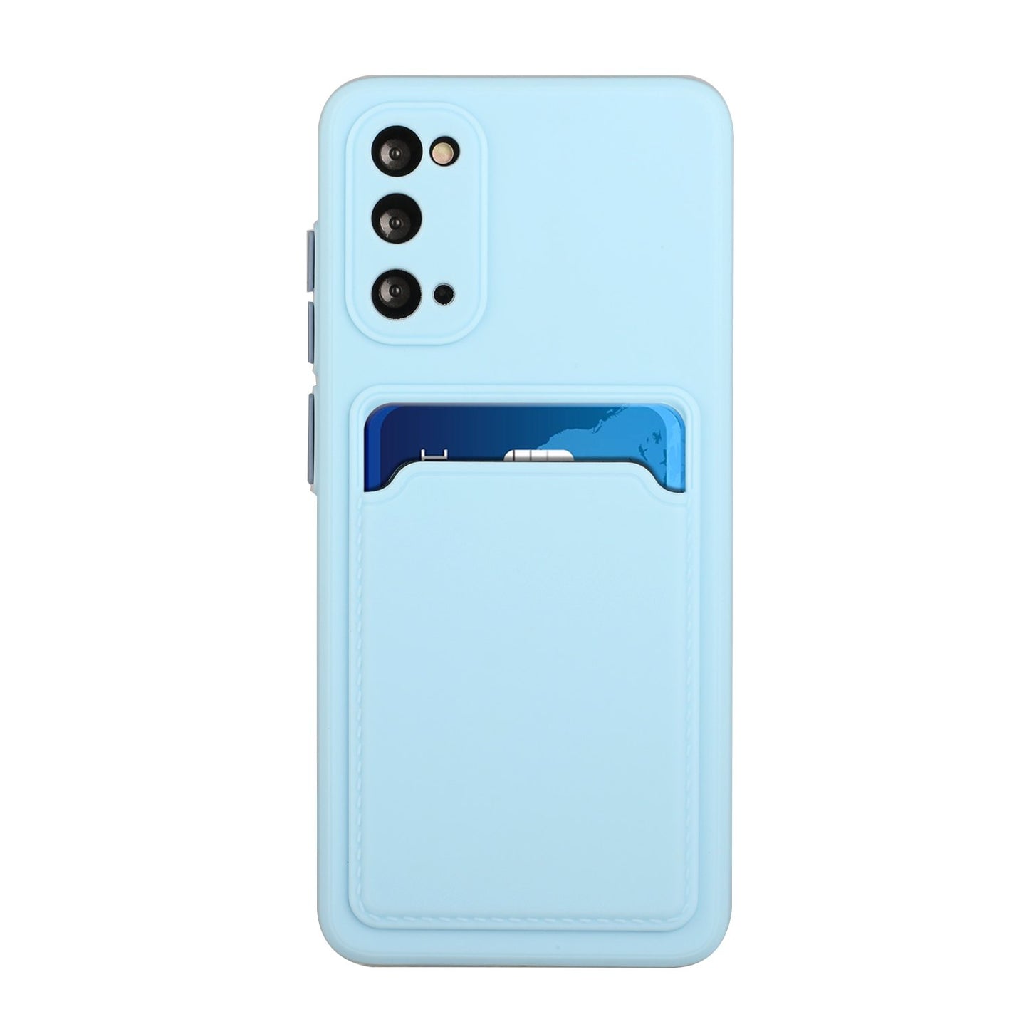 For Samsung Galaxy S20 Shockproof TPU Case with Card Holder - Durable & Lightweight Design