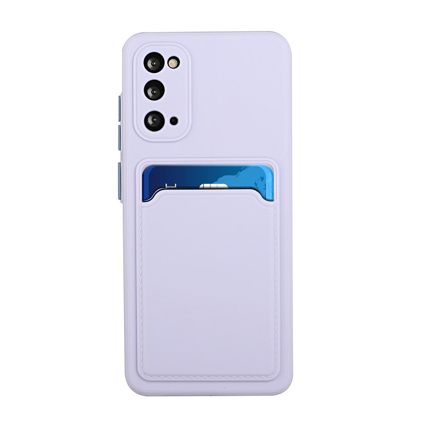 For Samsung Galaxy S20 Shockproof TPU Case with Card Holder - Durable & Lightweight Design