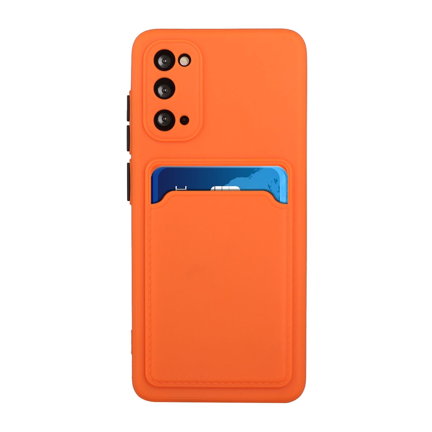 For Samsung Galaxy S20 Shockproof TPU Case with Card Holder - Durable & Lightweight Design