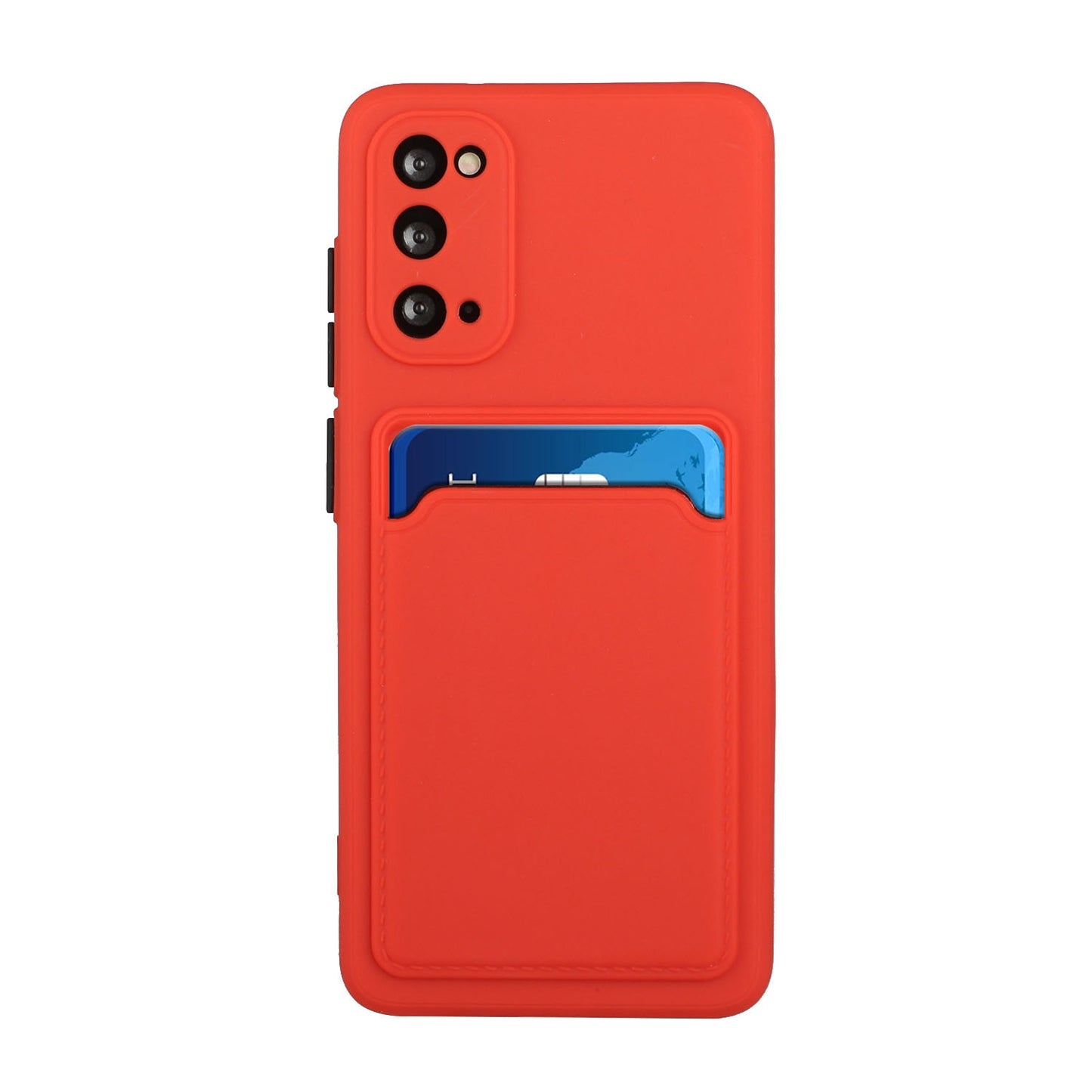 For Samsung Galaxy S20 Shockproof TPU Case with Card Holder - Durable & Lightweight Design