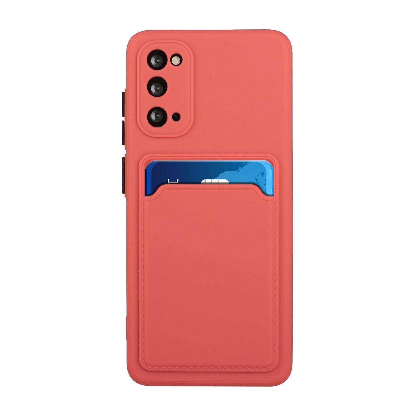 For Samsung Galaxy S20 Shockproof TPU Case with Card Holder - Durable & Lightweight Design