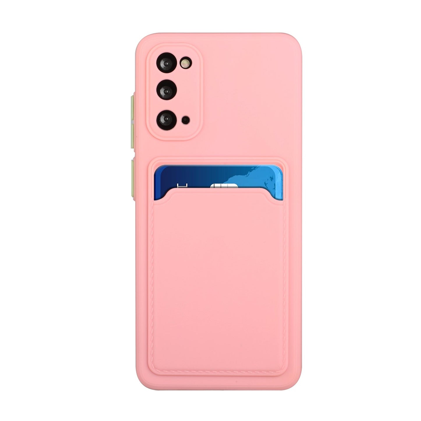 For Samsung Galaxy S20 Shockproof TPU Case with Card Holder - Durable & Lightweight Design