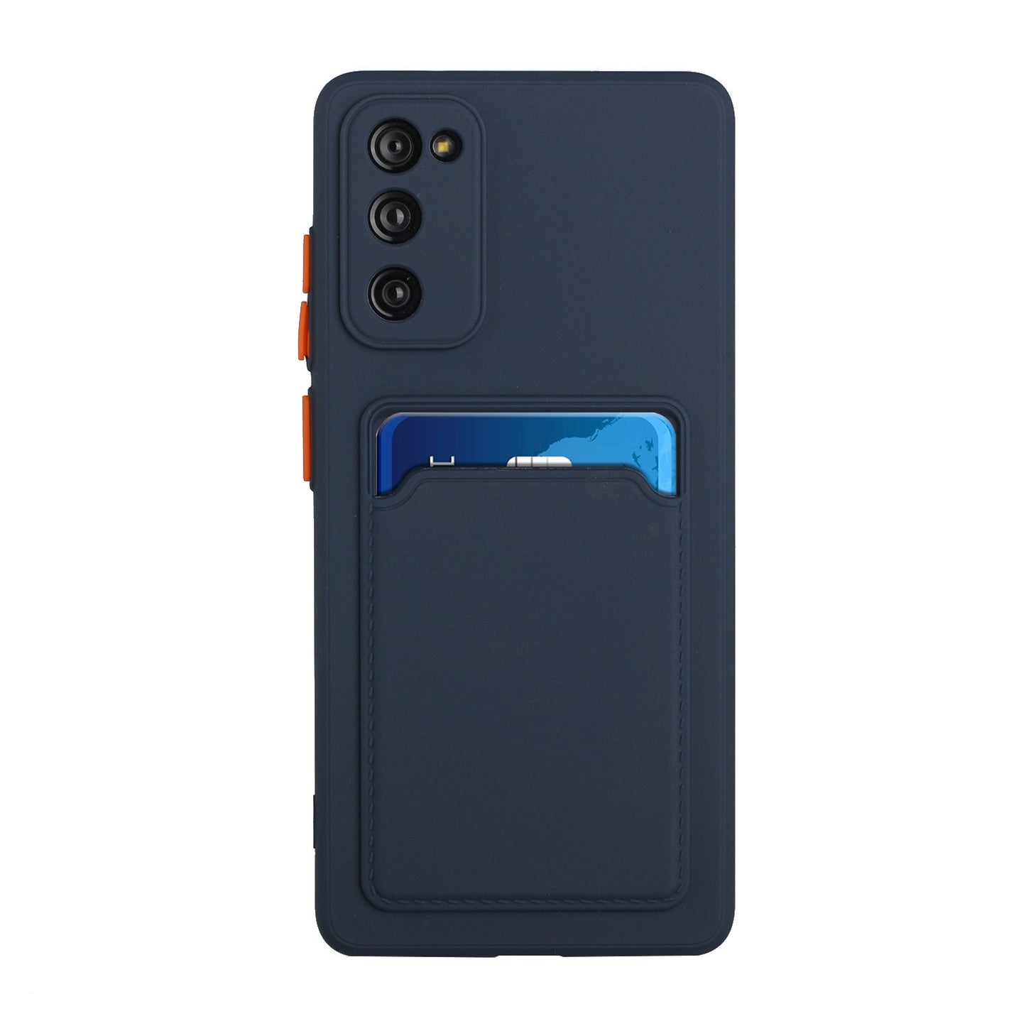 For Samsung Galaxy S20 FE Shockproof TPU Case with Card Holder - Durable & Lightweight Design