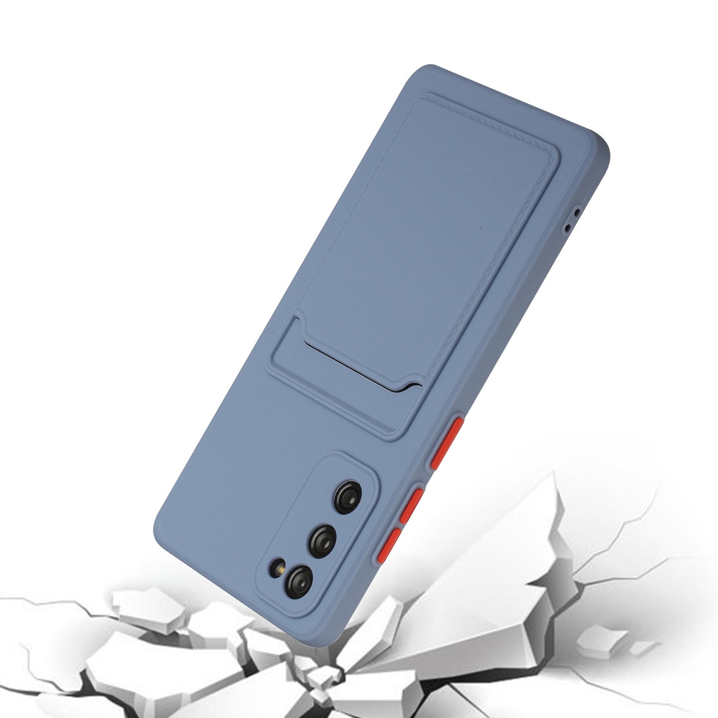 For Samsung Galaxy S20 FE Shockproof TPU Case with Card Holder - Durable & Lightweight Design
