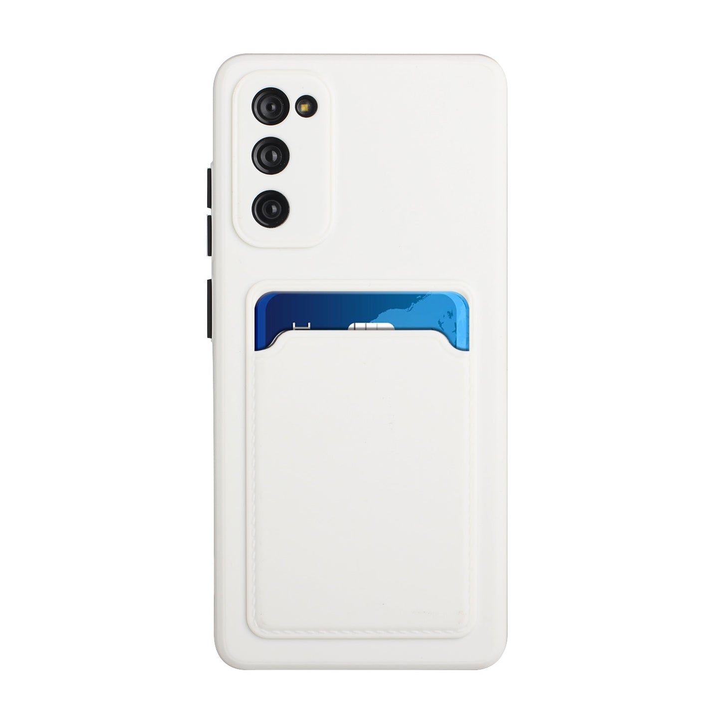 For Samsung Galaxy S20 FE Shockproof TPU Case with Card Holder - Durable & Lightweight Design