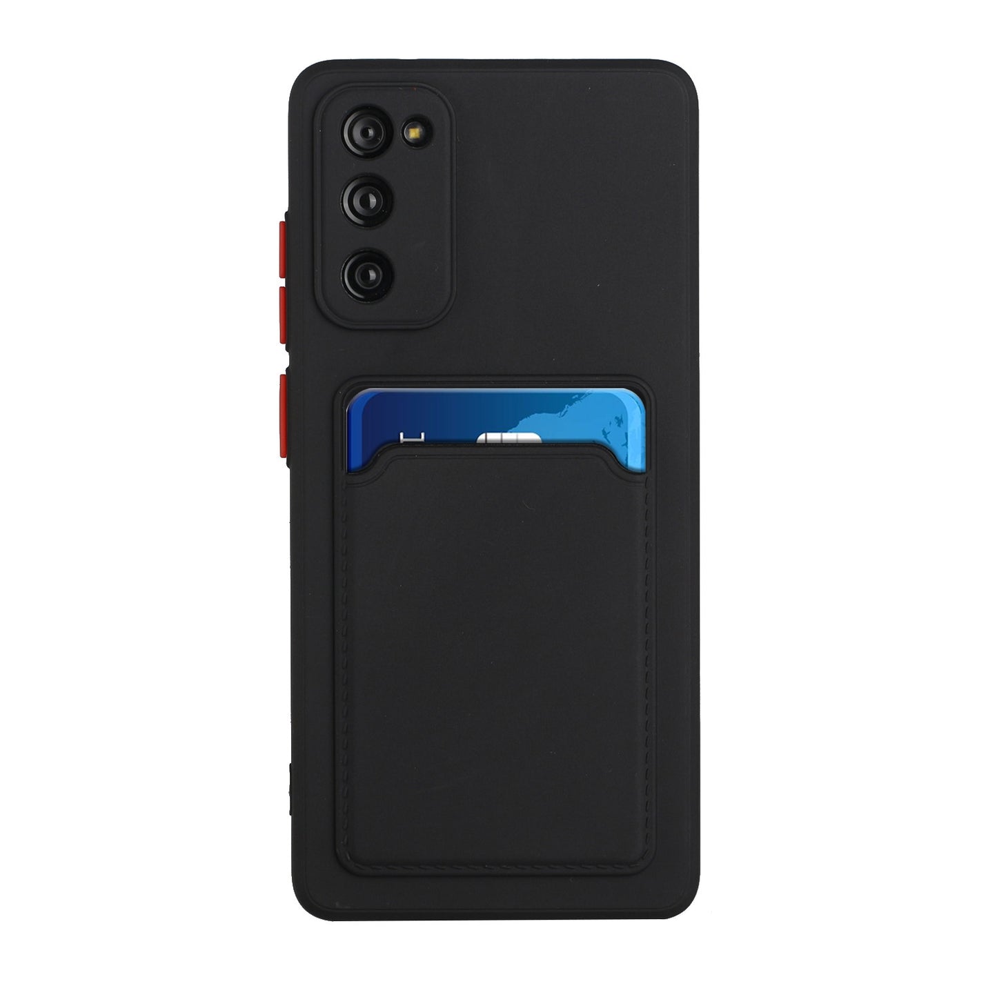 For Samsung Galaxy S20 FE Shockproof TPU Case with Card Holder - Durable & Lightweight Design