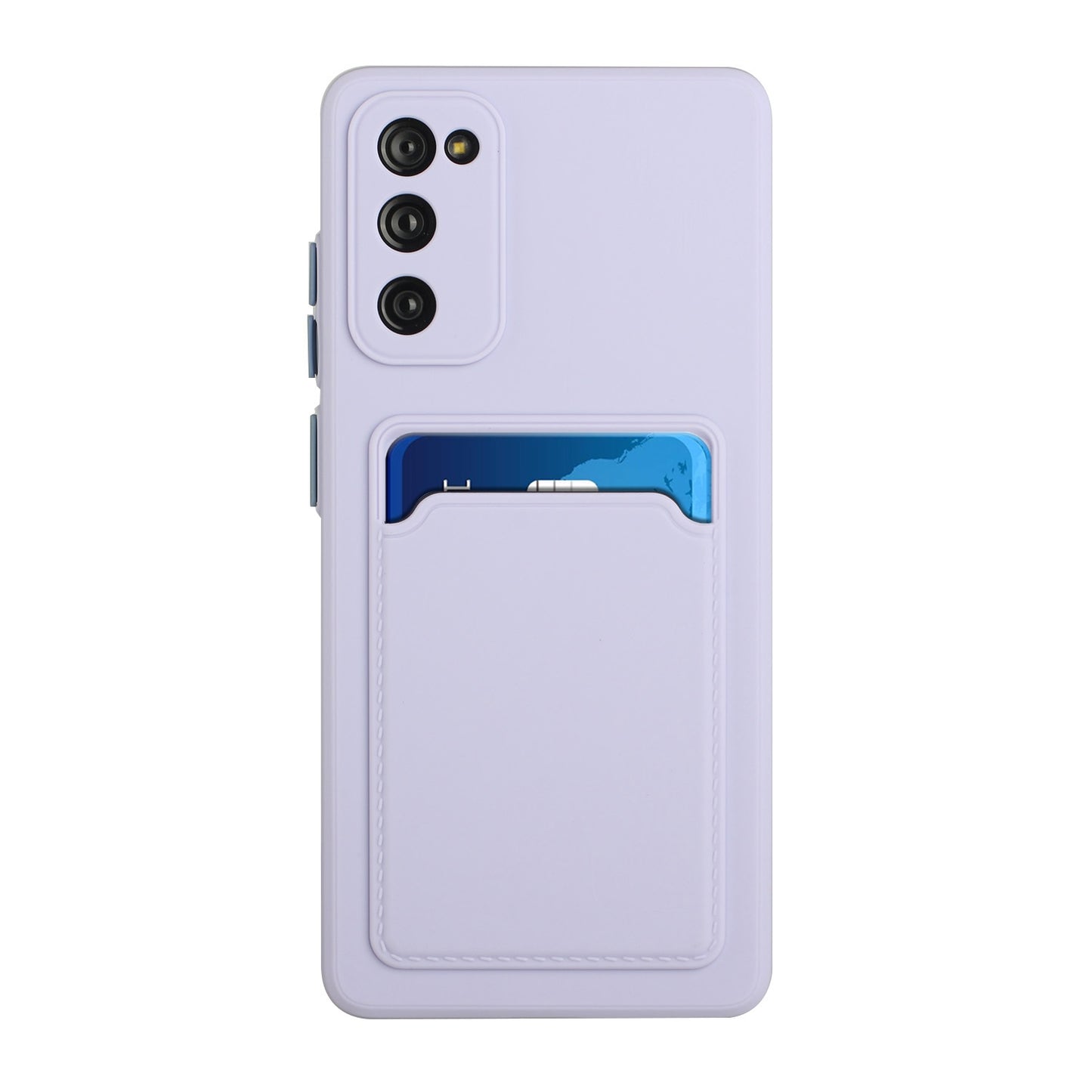 For Samsung Galaxy S20 FE Shockproof TPU Case with Card Holder - Durable & Lightweight Design