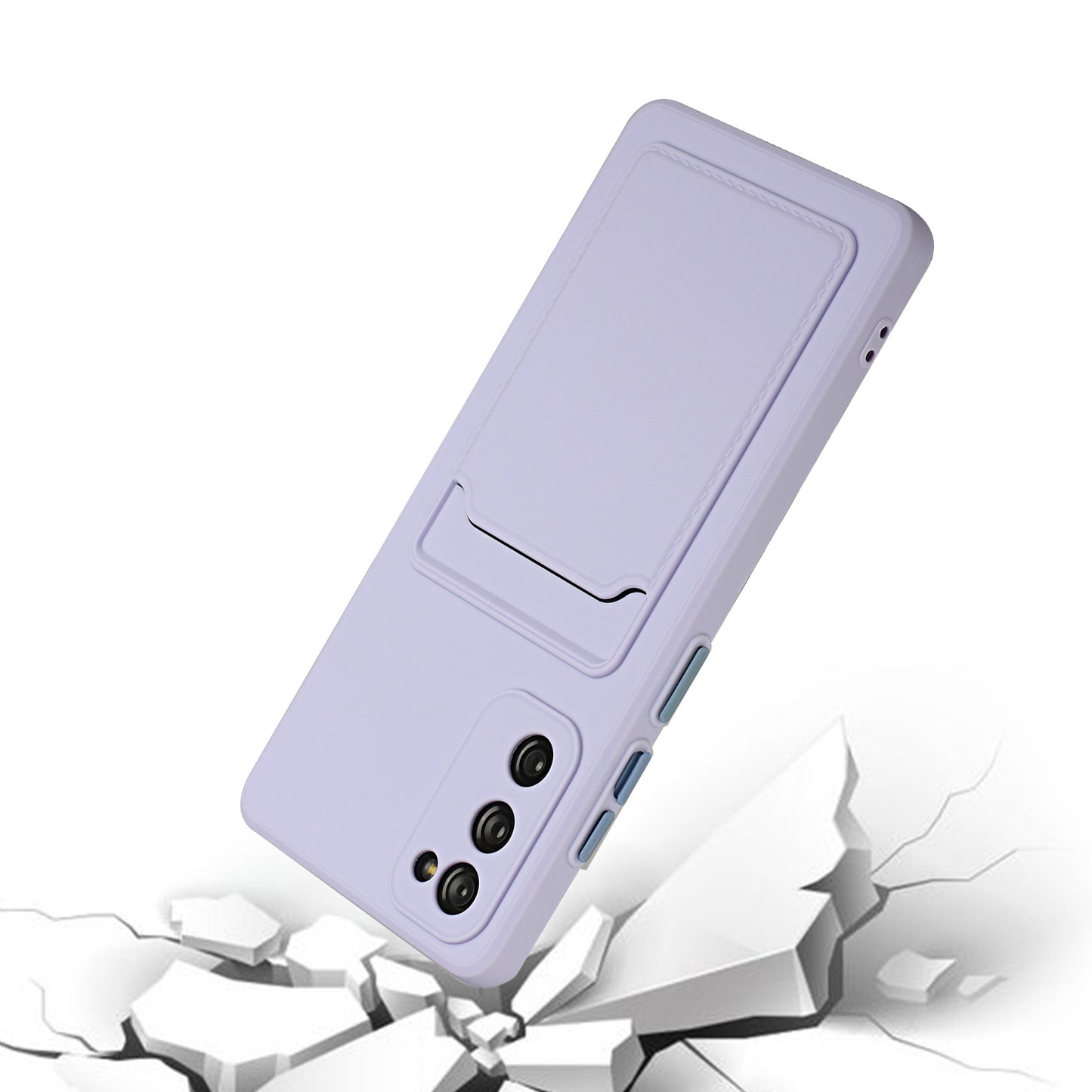 For Samsung Galaxy S20 FE Shockproof TPU Case with Card Holder - Durable & Lightweight Design