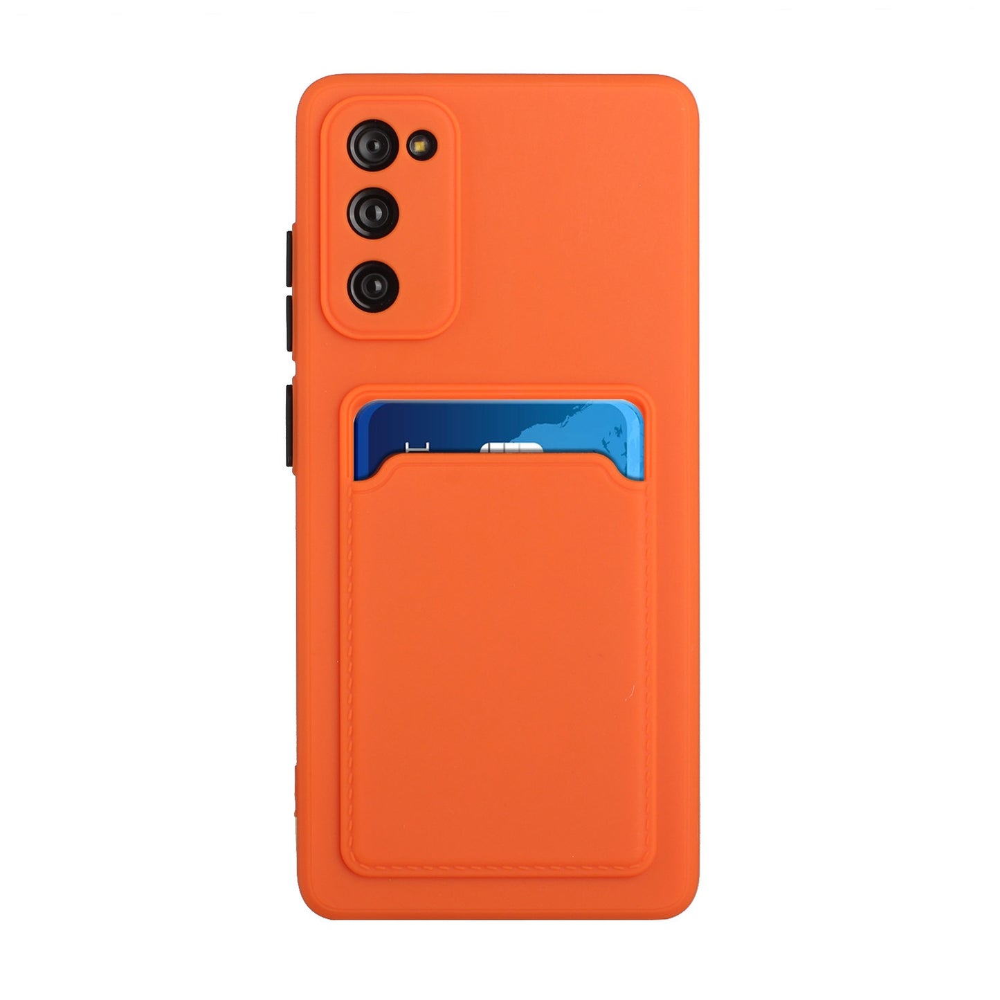 For Samsung Galaxy S20 FE Shockproof TPU Case with Card Holder - Durable & Lightweight Design