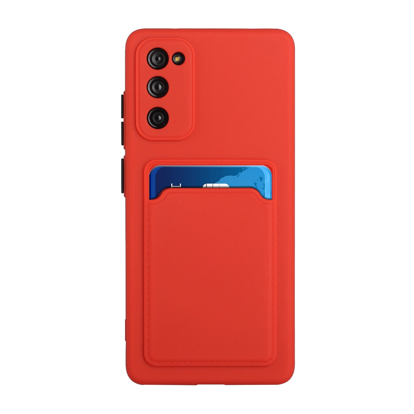 For Samsung Galaxy S20 FE Shockproof TPU Case with Card Holder - Durable & Lightweight Design
