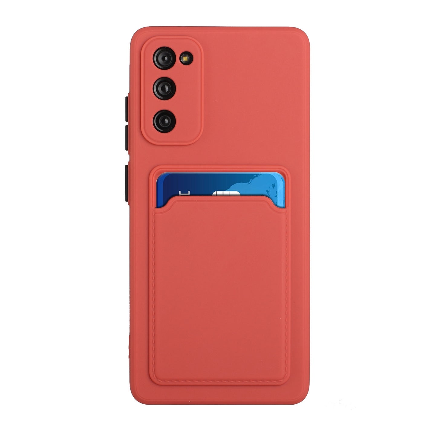 For Samsung Galaxy S20 FE Shockproof TPU Case with Card Holder - Durable & Lightweight Design