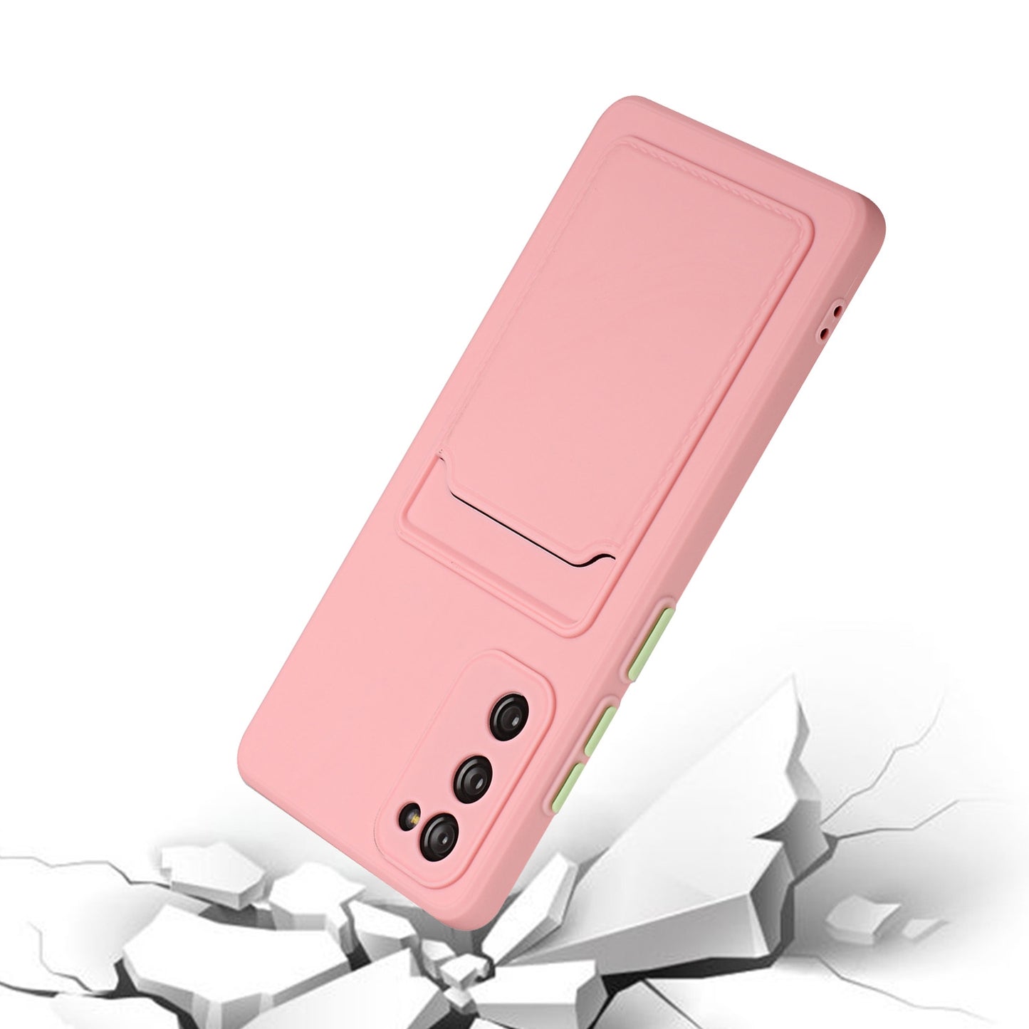 For Samsung Galaxy S20 FE Shockproof TPU Case with Card Holder - Durable & Lightweight Design