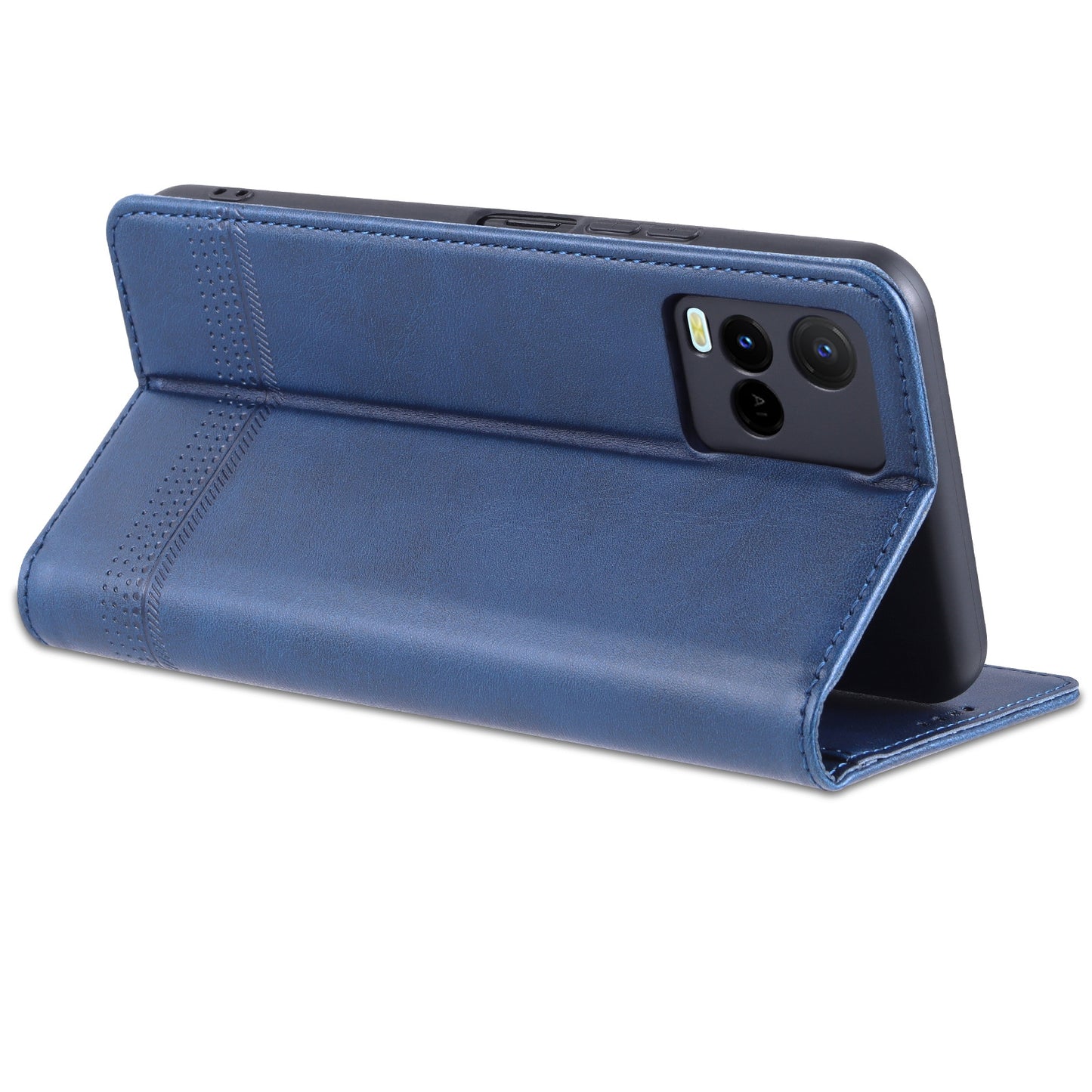 For Vivo Y21/Y33S Leather Wallet Case with Card Holder & Magnetic Closure