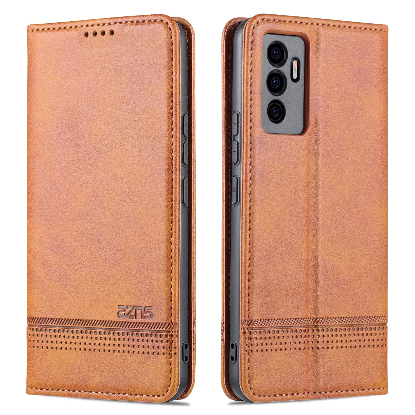 For Vivo S10e/V23e Leather Wallet Case with Card Holder & Magnetic Closure