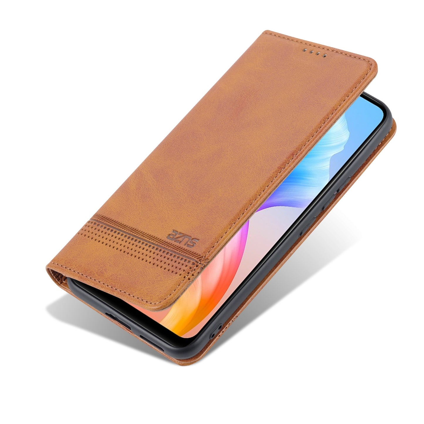 For Vivo S10e/V23e Leather Wallet Case with Card Holder & Magnetic Closure