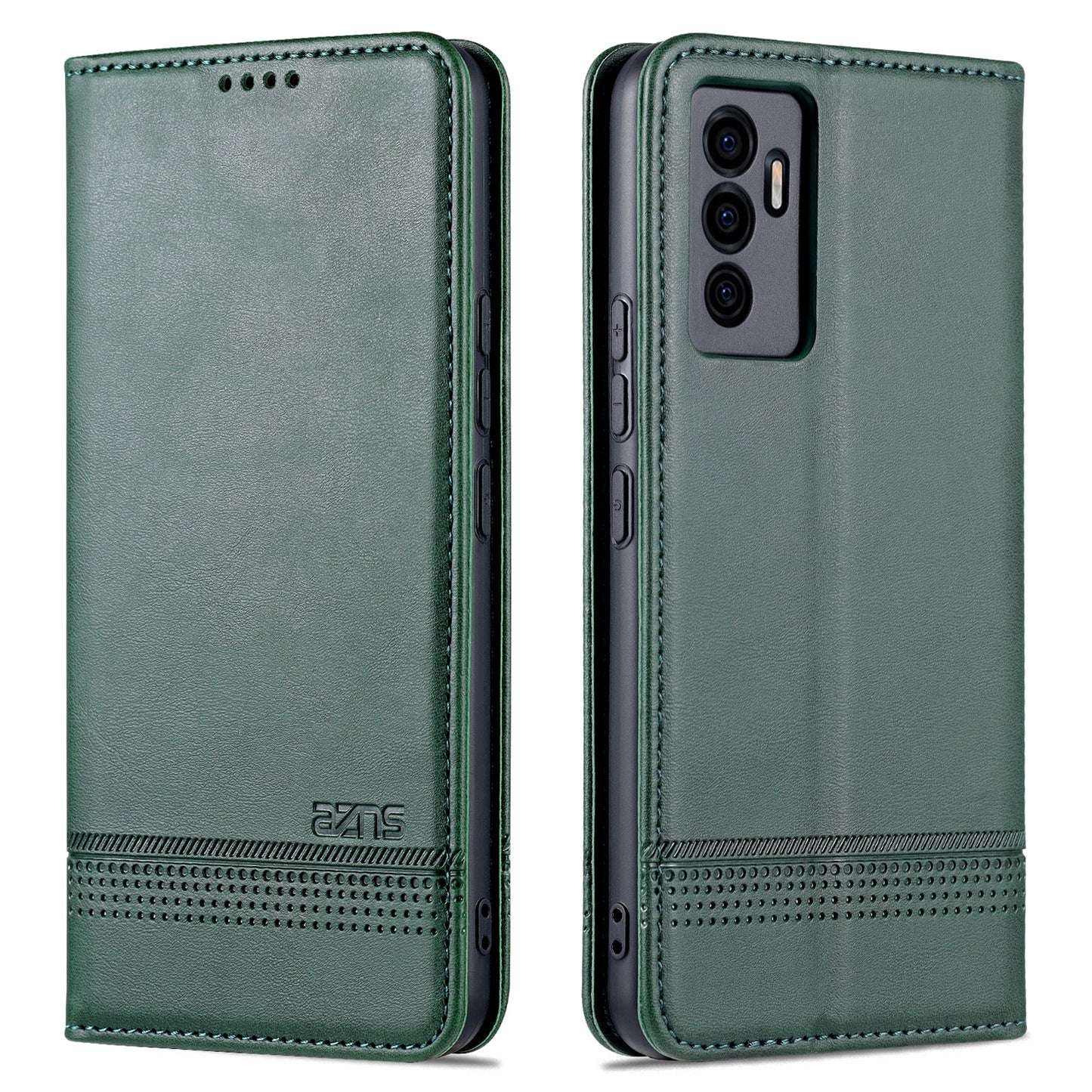 For Vivo S10e/V23e Leather Wallet Case with Card Holder & Magnetic Closure
