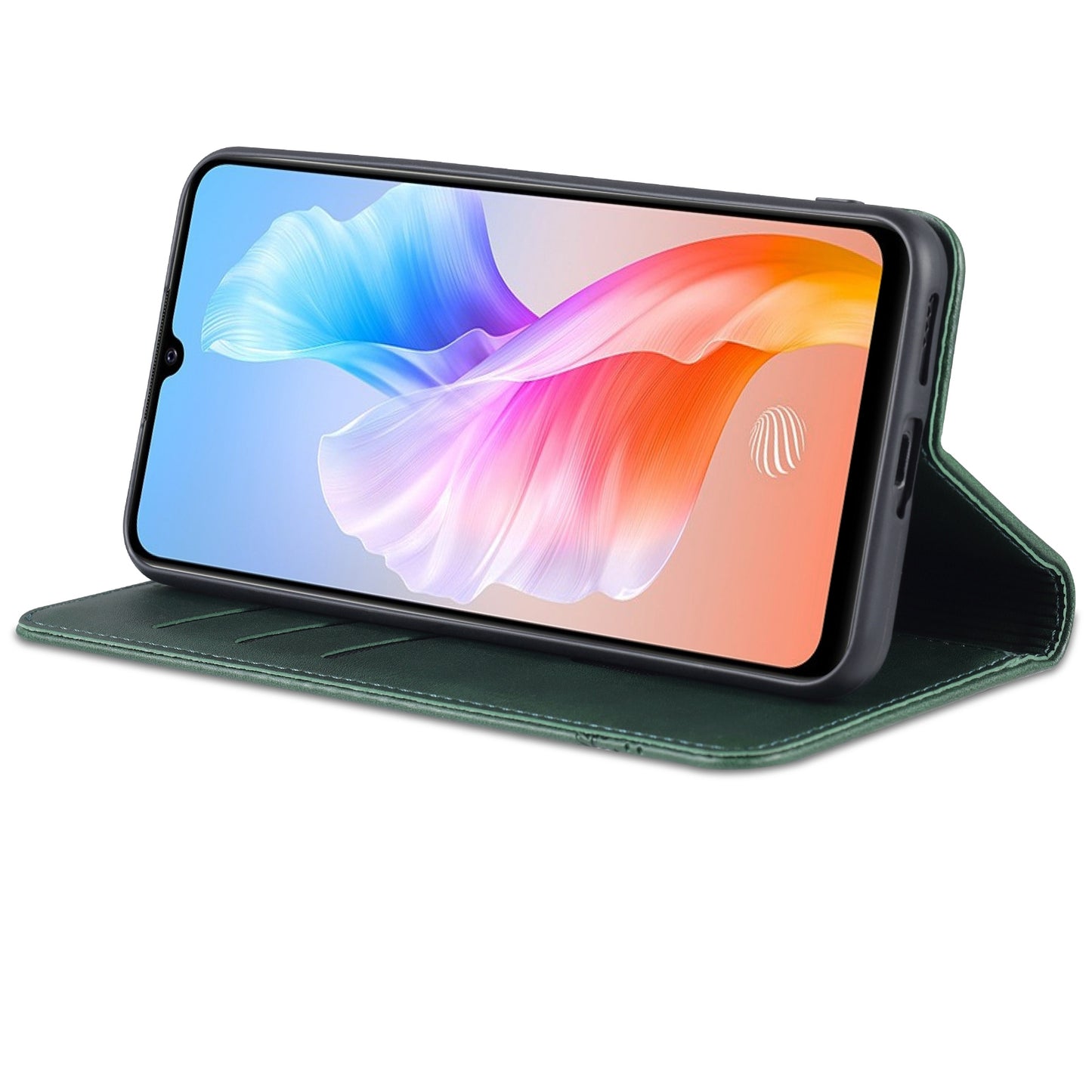 For Vivo S10e/V23e Leather Wallet Case with Card Holder & Magnetic Closure