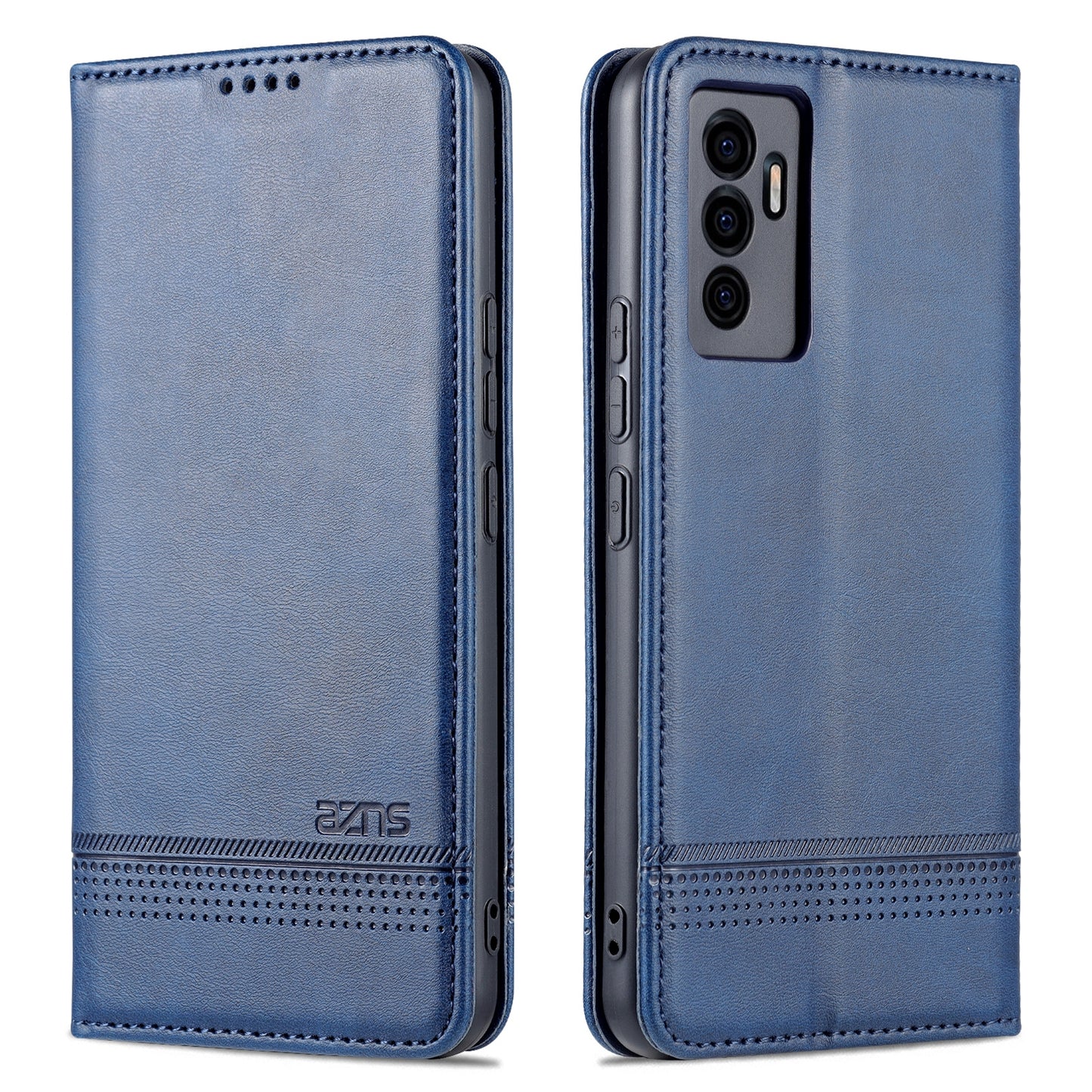 For Vivo S10e/V23e Leather Wallet Case with Card Holder & Magnetic Closure