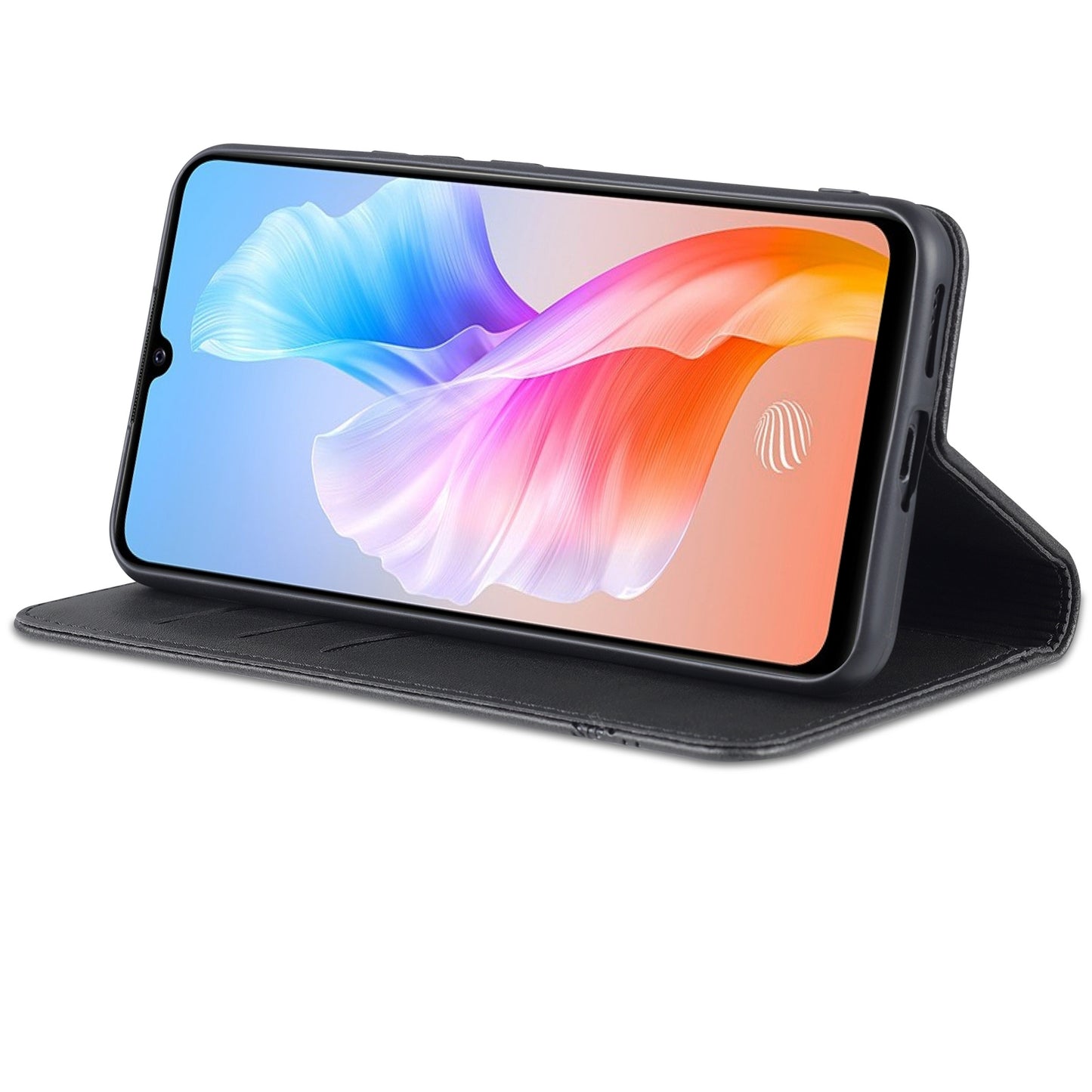 For Vivo S10e/V23e Leather Wallet Case with Card Holder & Magnetic Closure
