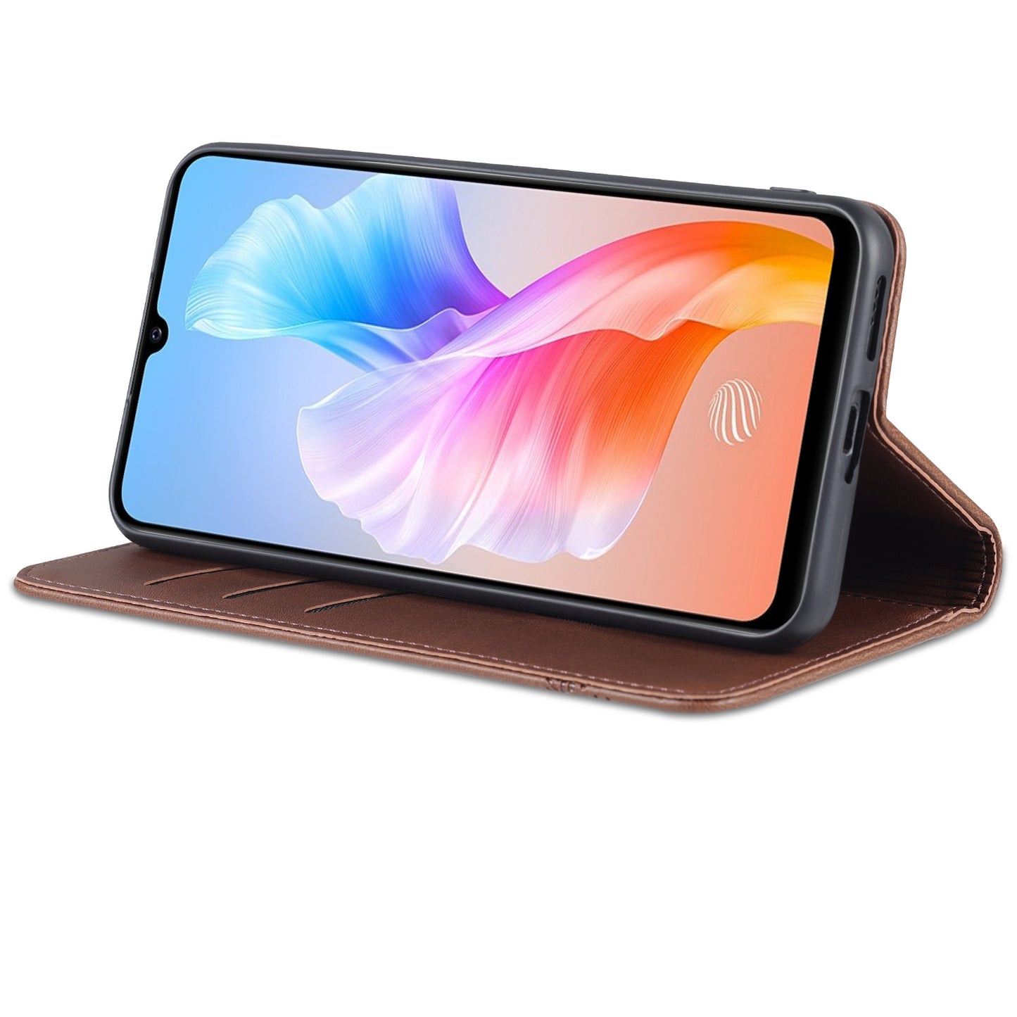 For Vivo S10e/V23e Leather Wallet Case with Card Holder & Magnetic Closure