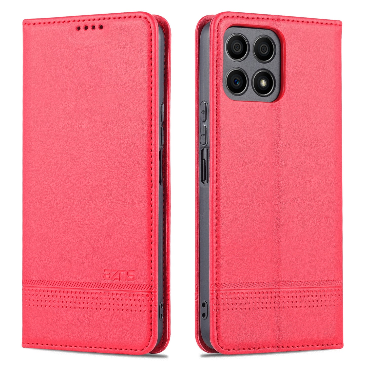 Honor X30i Leather Wallet Case with Card Holder & Magnetic Closure