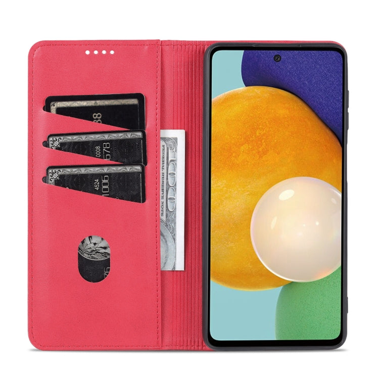 For Samsung Galaxy M52 5G Leather Wallet Case with Card Holder & Magnetic Closure