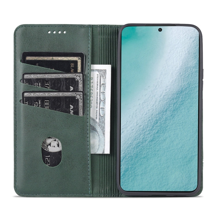 For Samsung Galaxy S22 Leather Wallet Case with Card Holder & Magnetic Closure