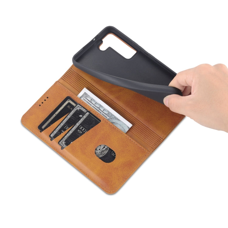 For Samsung Galaxy S22 Leather Wallet Case with Card Holder & Magnetic Closure