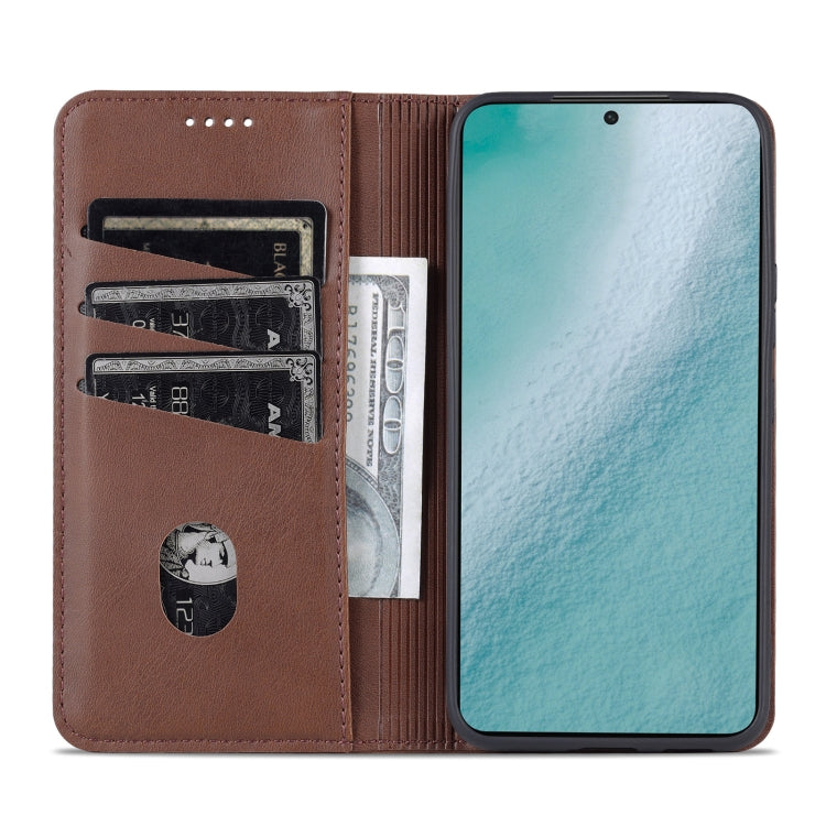 For Samsung Galaxy S22 Leather Wallet Case with Card Holder & Magnetic Closure