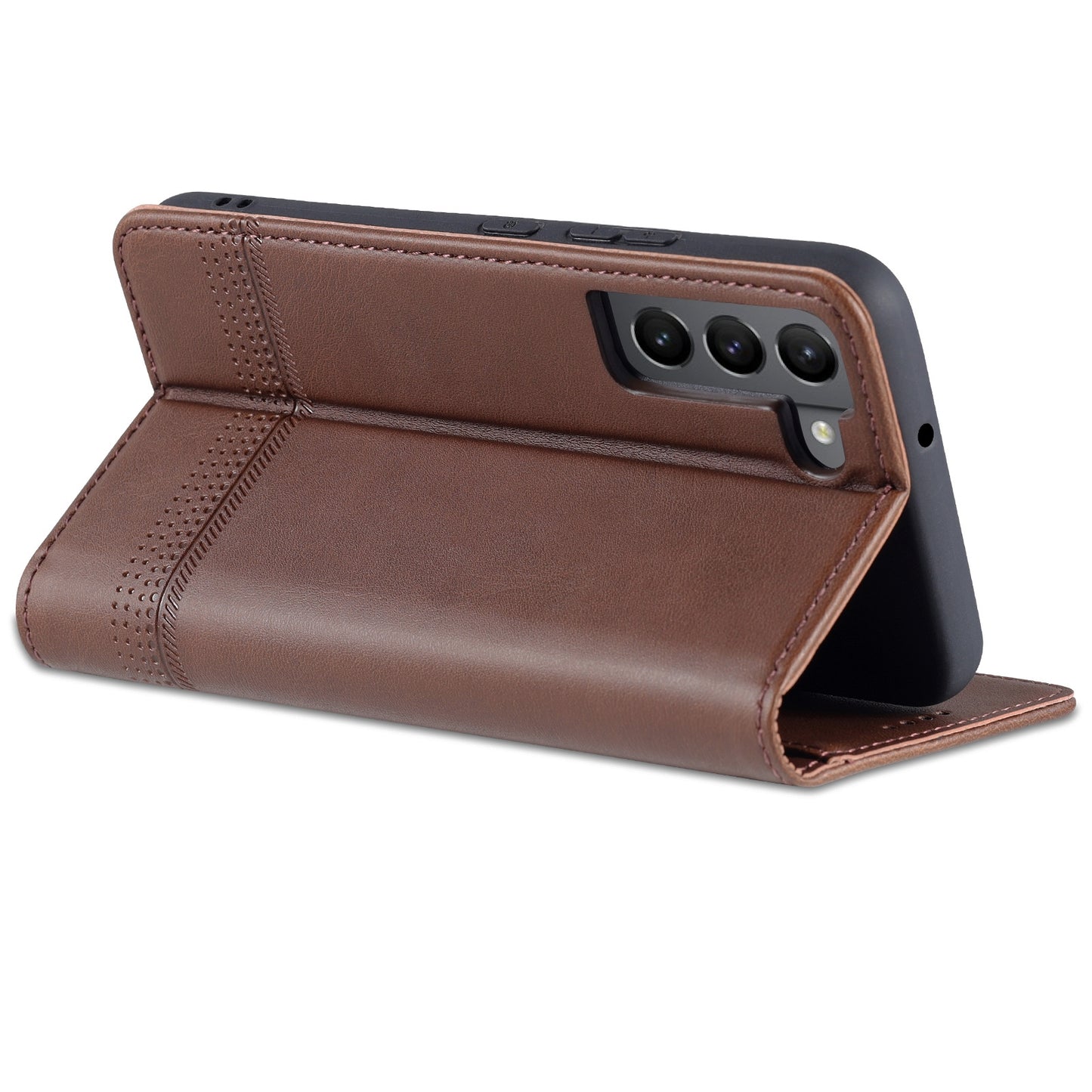 For Samsung Galaxy S22+ Leather Wallet Case with Card Holder & Magnetic Closure
