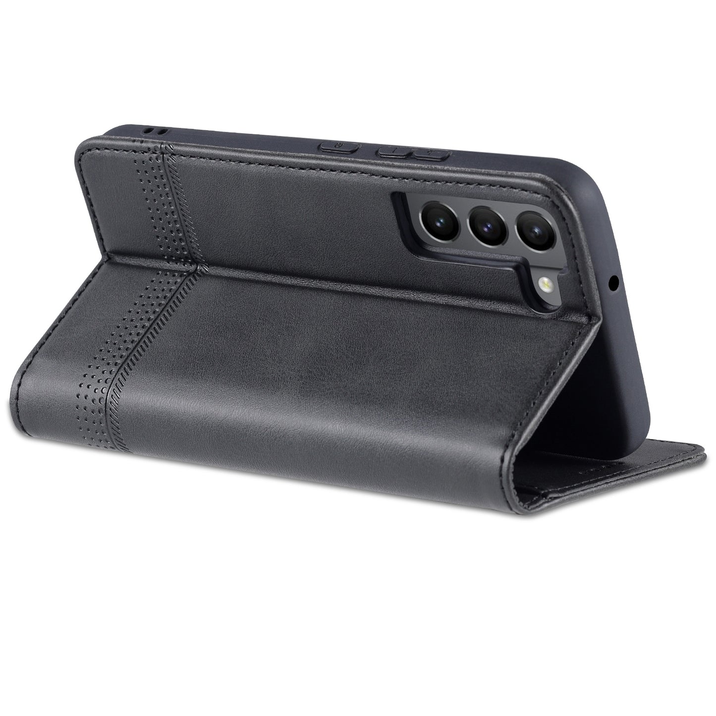 For Samsung Galaxy S22+ Leather Wallet Case with Card Holder & Magnetic Closure