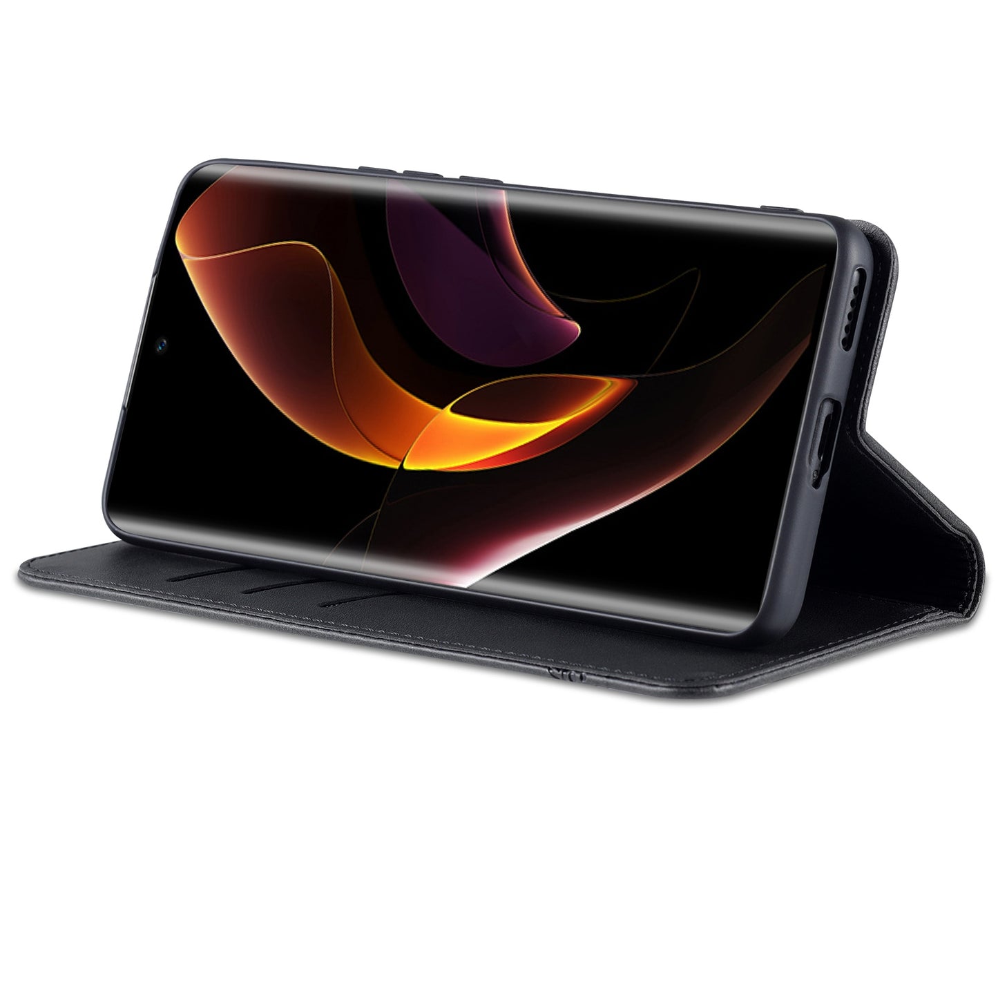 Honor 60 Leather Wallet Case with Card Holder & Magnetic Closure