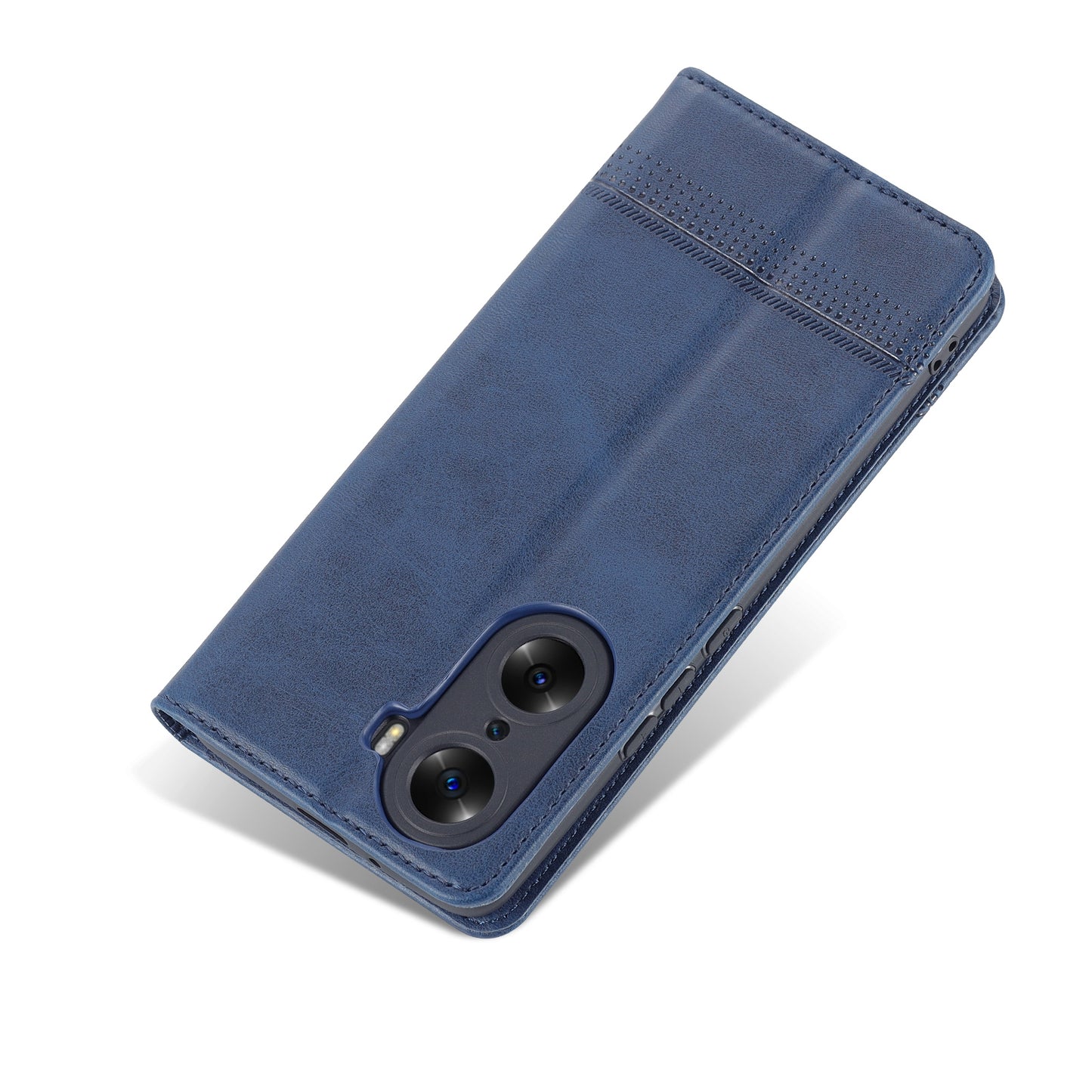 Honor 60 Leather Wallet Case with Card Holder & Magnetic Closure