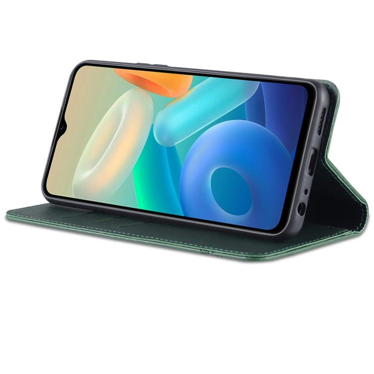 For Vivo Y76s/Y74s Leather Wallet Case with Card Holder & Magnetic Closure