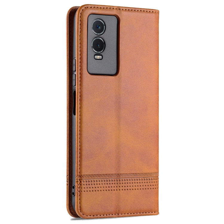 For Vivo Y76s/Y74s Leather Wallet Case with Card Holder & Magnetic Closure