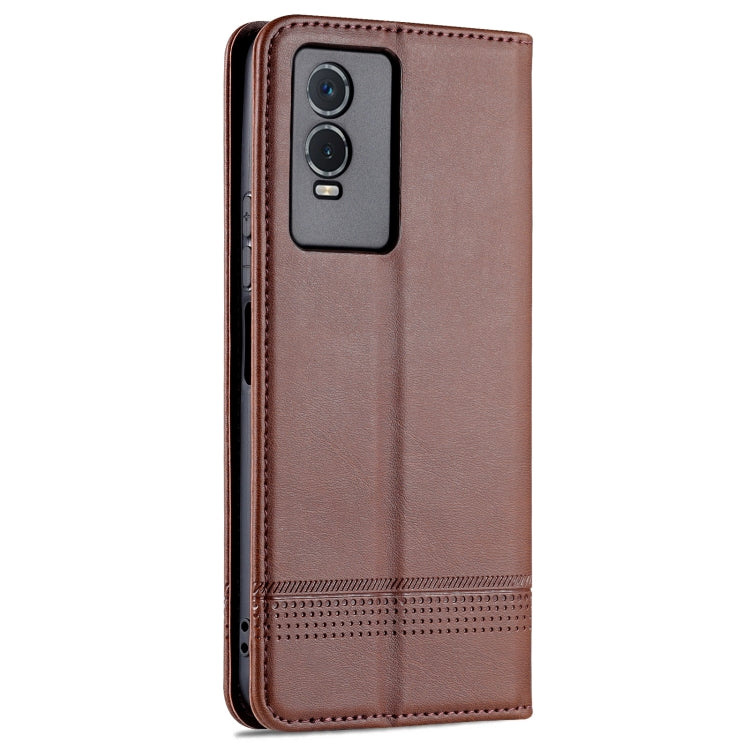 For Vivo Y76s/Y74s Leather Wallet Case with Card Holder & Magnetic Closure