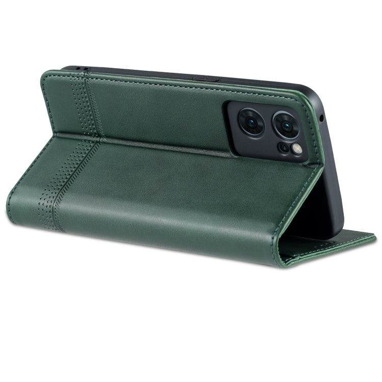 For OPPO Reno7 Global Leather Wallet Case with Card Holder & Magnetic Closure