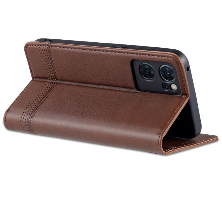 For OPPO Reno7 Global Leather Wallet Case with Card Holder & Magnetic Closure
