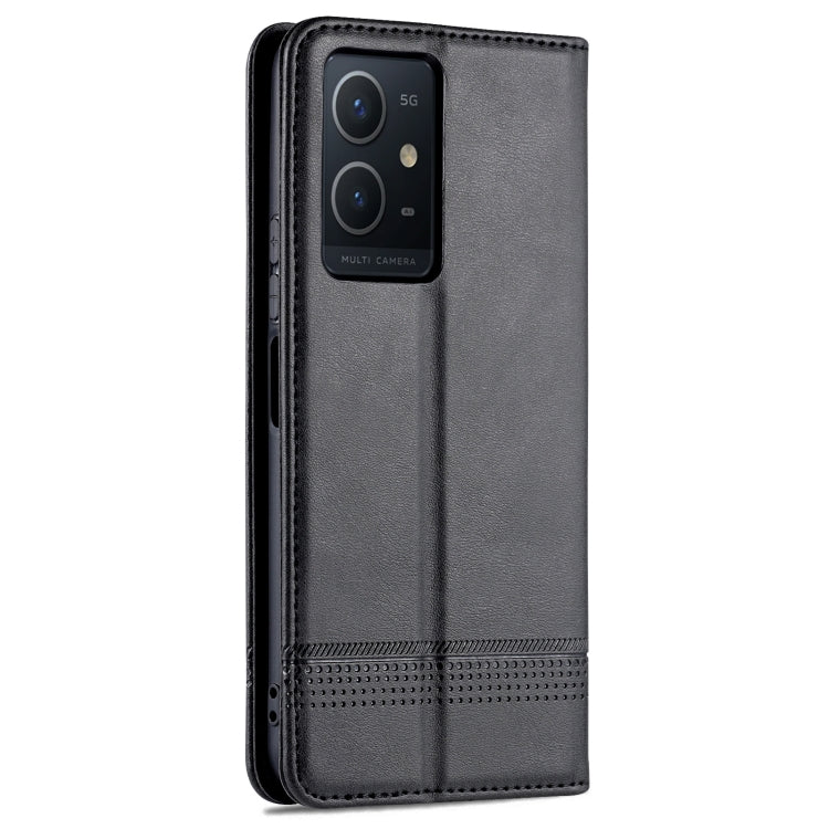 For Vivo Y33s 5G/Y75 5G Leather Wallet Case with Card Holder & Magnetic Closure