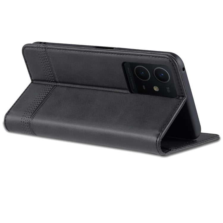 For Vivo Y33s 5G/Y75 5G Leather Wallet Case with Card Holder & Magnetic Closure