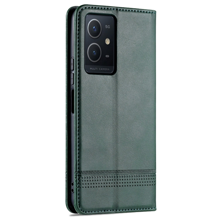 For Vivo Y33s 5G/Y75 5G Leather Wallet Case with Card Holder & Magnetic Closure