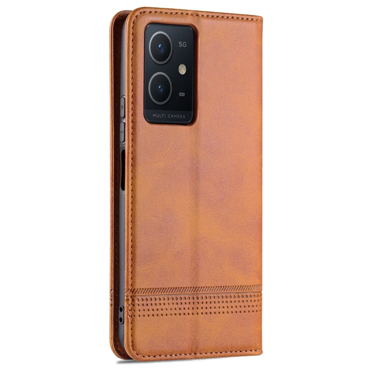 For Vivo Y33s 5G/Y75 5G Leather Wallet Case with Card Holder & Magnetic Closure
