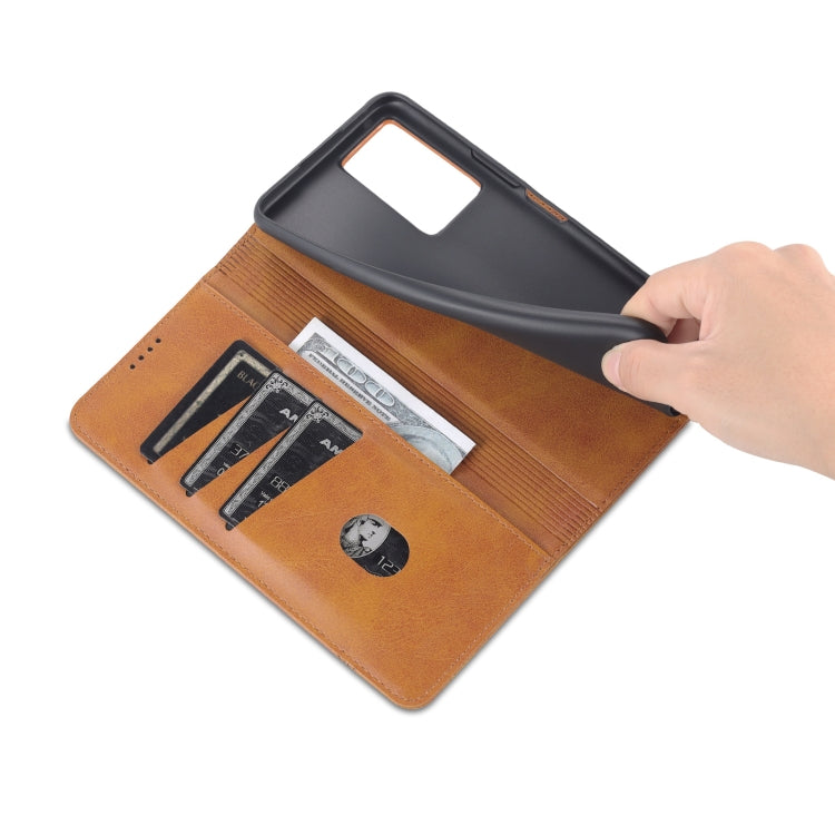 For Vivo Y33s 5G/Y75 5G Leather Wallet Case with Card Holder & Magnetic Closure