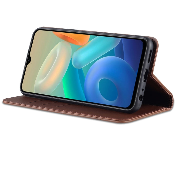 For Vivo Y33s 5G/Y75 5G Leather Wallet Case with Card Holder & Magnetic Closure